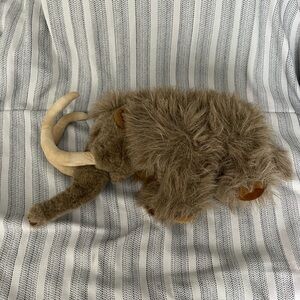 Discovery Channel Woolly Mammoth Stuffed Animal - Brown Faux Fur